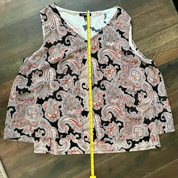 Roz & Ali 2x Sleeveless Womens Top -EUC - Picture 8 of 11